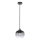 JUST LIGHT. 15420-18 - Candeeiro suspenso ZEA 1xE27/25W/230V preto