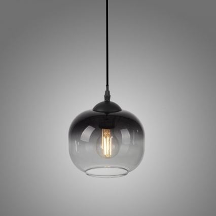 JUST LIGHT. 15420-18 - Candeeiro suspenso ZEA 1xE27/25W/230V preto
