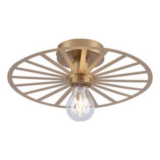 JUST LIGHT. 15635-60 - Iluminação de teto SPIKE 1xE27/40W/230V diâmetro 30 cm latão