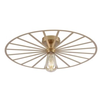 JUST LIGHT. 15636-60 - Iluminação de teto SPIKE 1xE27/40W/230V diâmetro 50 cm latão