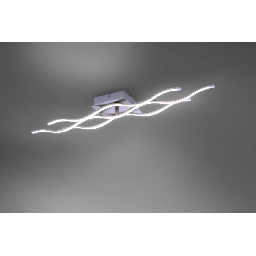JUST LIGHT. 16266-55 - Iluminação de teto LED RGB com regulação LOLA WAVE LED/30W/230V 2700-5000K + comando