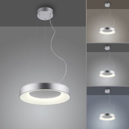 JUST LIGHT. 17075-21 - Candeeiro suspenso LED com regulação KETO ANIKA LED/26,5W/230V 2700-5000K + comando