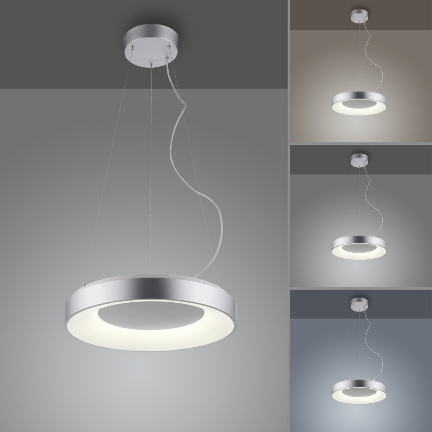 JUST LIGHT. 17075-21 - Candeeiro suspenso LED com regulação KETO ANIKA LED/26,5W/230V 2700-5000K + comando