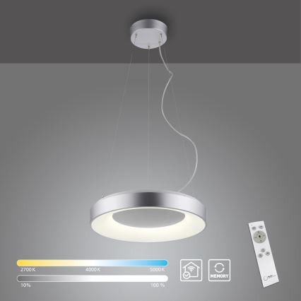 JUST LIGHT. 17075-21 - Candeeiro suspenso LED com regulação KETO ANIKA LED/26,5W/230V 2700-5000K + comando