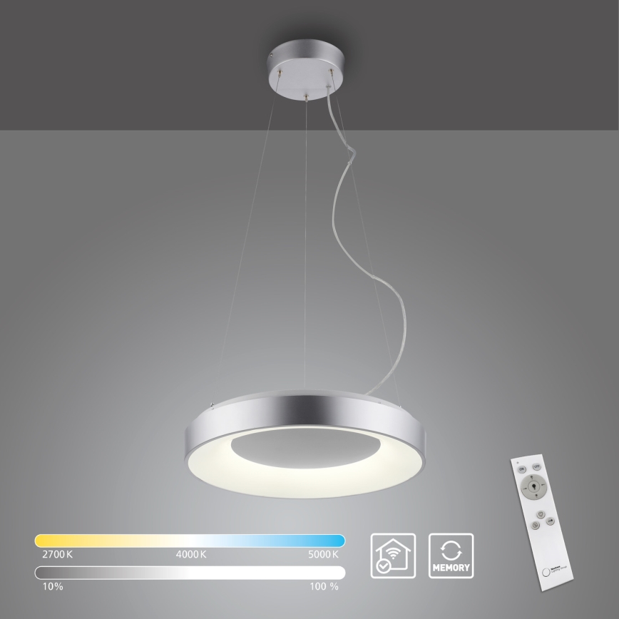 JUST LIGHT. 17075-21 - Candeeiro suspenso LED com regulação KETO ANIKA LED/26,5W/230V 2700-5000K + comando