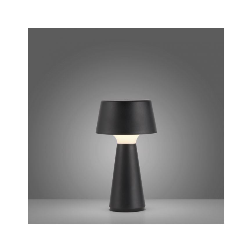 JUST LIGHT. 19260-18 - LED Regulação táctil exterior candeeiro ABERA LED/3W/3,7V 2000 mAh USB IP54 preto