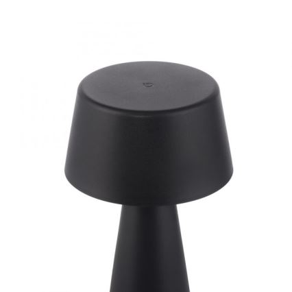 JUST LIGHT. 19260-18 - LED Regulação táctil exterior candeeiro ABERA LED/3W/3,7V 2000 mAh USB IP54 preto