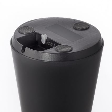 JUST LIGHT. 19260-18 - LED Regulação táctil exterior candeeiro ABERA LED/3W/3,7V 2000 mAh USB IP54 preto