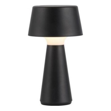 JUST LIGHT. 19260-18 - Lâmpada exterior LED tátil dimmerizável ABERA LED/3W/3,7V 2000 mAh USB IP54 preta