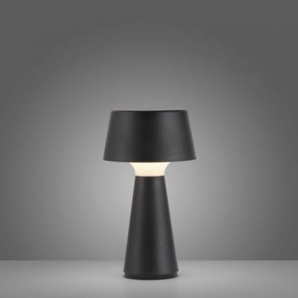 JUST LIGHT. 19260-18 - Lâmpada exterior LED tátil dimmerizável ABERA LED/3W/3,7V 2000 mAh USB IP54 preta