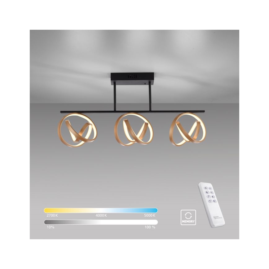 JUST LIGHT. 6245-18 - Candeeiro integrado LED com regulação LOOP 3xLED/11W/230V 2700-5000K + comando