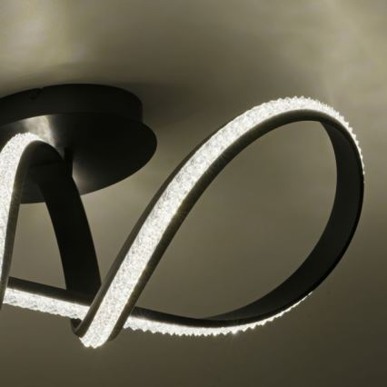JUST LIGHT. 8475-18 - Candeeiro integrado LED com regulação BRILLA LED/29W/230V preto