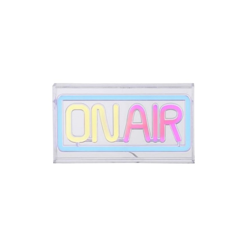 JUST LIGHT. 85013-70 - Decoração de mesa LED NEON LED/4W/5V On Air