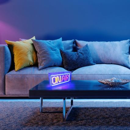 JUST LIGHT. 85013-70 - Decoração de mesa LED NEON LED/4W/5V On Air