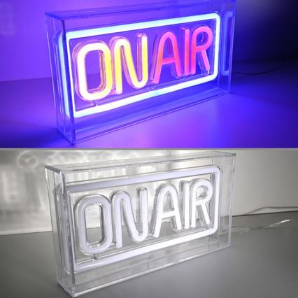 JUST LIGHT. 85013-70 - Decoração de mesa LED NEON LED/4W/5V On Air