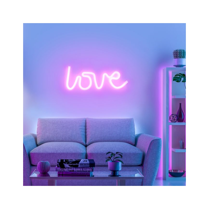 JUST LIGHT. 85021-87 - Decoração de parede LED com néons NEON LED/6,5W/5V Love