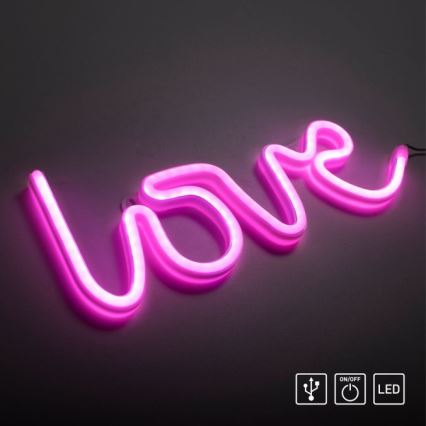 JUST LIGHT. 85021-87 - Decoração de parede LED com néons NEON LED/6,5W/5V Love