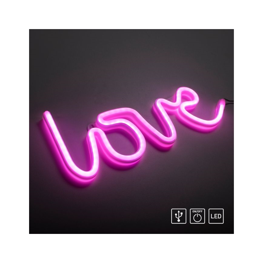 JUST LIGHT. 85021-87 - Decoração de parede LED com néons NEON LED/6,5W/5V Love