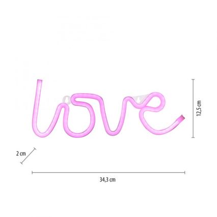 JUST LIGHT. 85021-87 - Decoração de parede LED com néons NEON LED/6,5W/5V Love