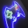 JUST LIGHT. 85022-70 - Decoração de parede LED com néons NEON 1xLED/6,5W/5V gamer