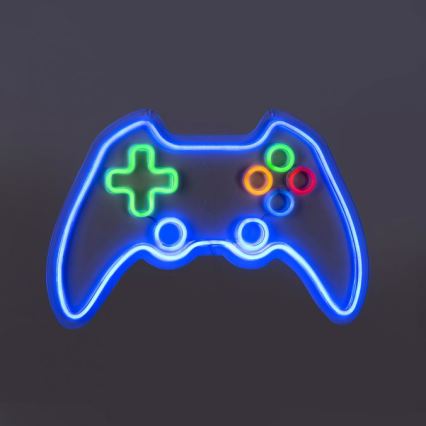 JUST LIGHT. 85022-70 - Decoração de parede LED com néons NEON 1xLED/6,5W/5V gamer