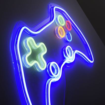 JUST LIGHT. 85022-70 - Decoração de parede LED com néons NEON 1xLED/6,5W/5V gamer