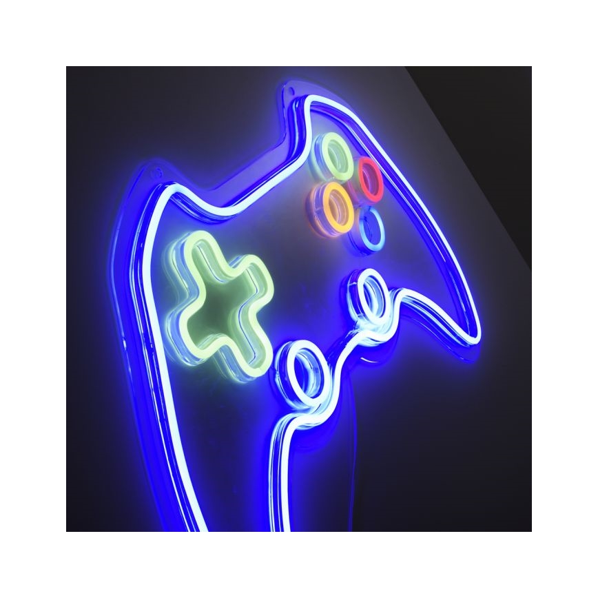 JUST LIGHT. 85022-70 - Decoração de parede LED com néons NEON 1xLED/6,5W/5V gamer