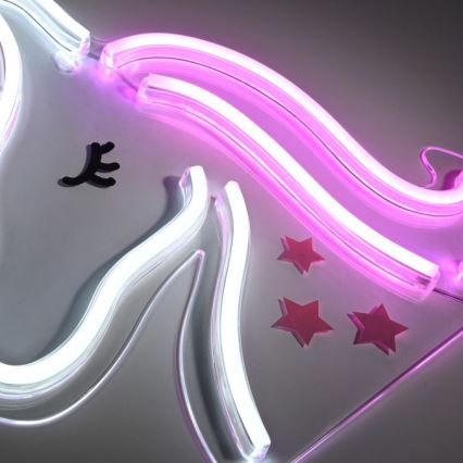 JUST LIGHT. 85025-70 - Decoração de parede LED com néons NEON LED/6,5W/5V unicórnio