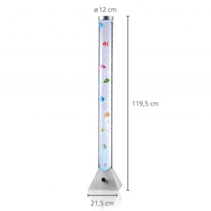 JUST LIGHT. 85106-55 - Candeeiro de pé decorativo LED RGB AVA 12xLED/0,06W/230V