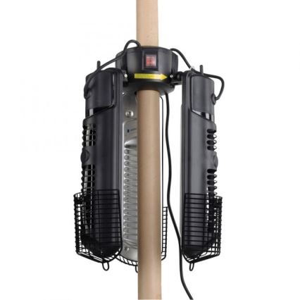 JUST LIGHT. 99513-18 - Elemento de aquecimento exterior GLOW 3x650W/1300W/2000W/230V IP34