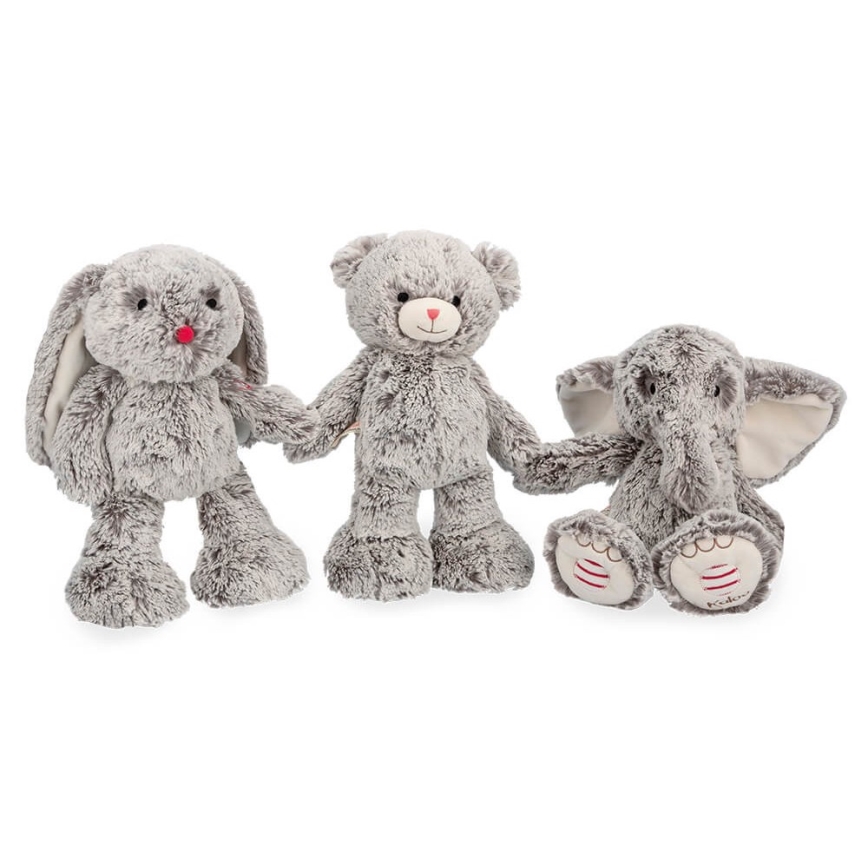 Kaloo - Brinquedo de peluche com melodia ROUGE elefante