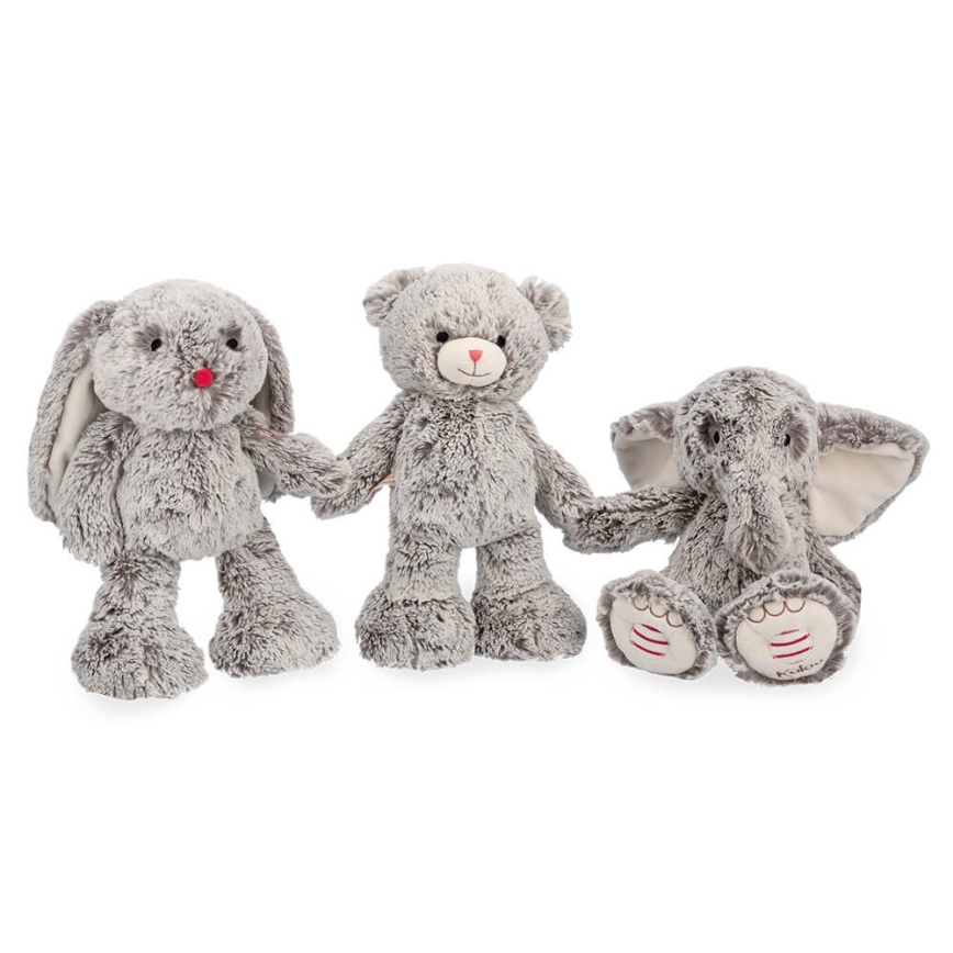 Kaloo - Brinquedo de peluche com melodia ROUGE urso