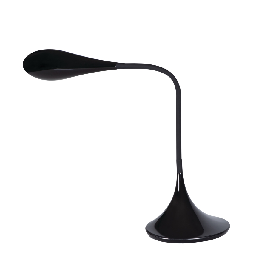 Candeeiro de mesa flexível regulável LED FRANCO LED/6,8W/230V preto