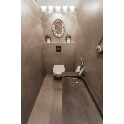 Foco de encastrar exterior LED IMBER LED/1W/12V 4000K diâmetro 3 cm 40 lm IP65 branco