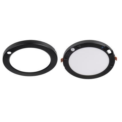 Candeeiro de teto LED com sensor de movimento 2em1 ERGA LED/17W/230V 3000/4000/6500K preto