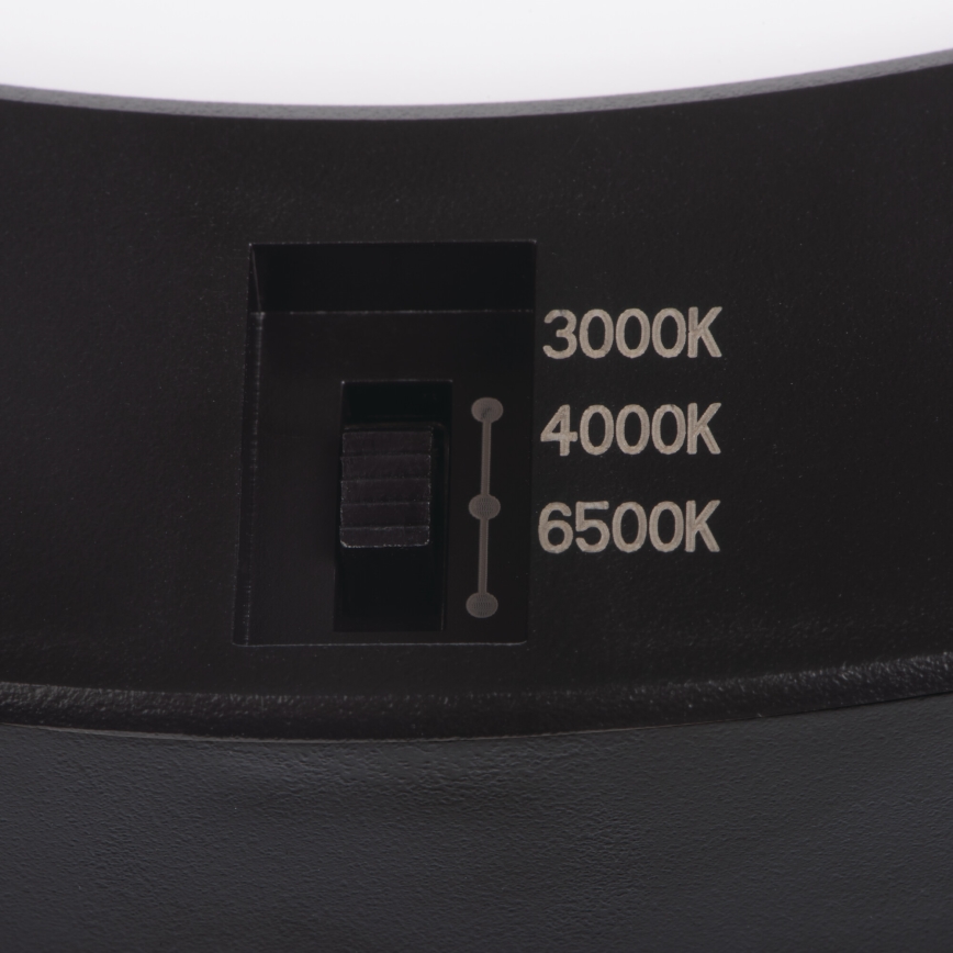 Candeeiro de teto LED com sensor de movimento 2em1 ERGA LED/17W/230V 3000/4000/6500K preto
