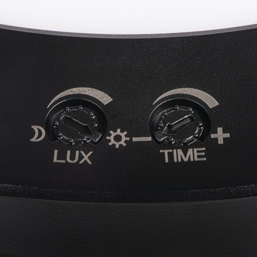 Candeeiro de teto LED com sensor de movimento 2em1 ERGA LED/17W/230V 3000/4000/6500K preto