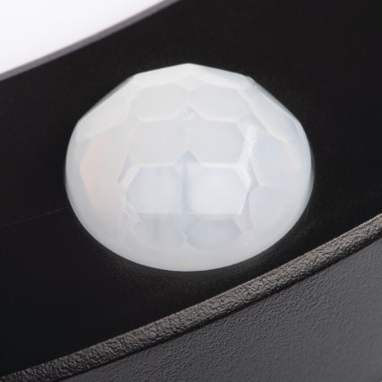Candeeiro de teto LED com sensor de movimento 2em1 ERGA LED/17W/230V 3000/4000/6500K preto