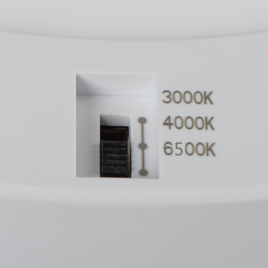 Candeeiro de teto LED com sensor de movimento 2em1 ERGA LED/17W/230V 3000/4000/6500K branco