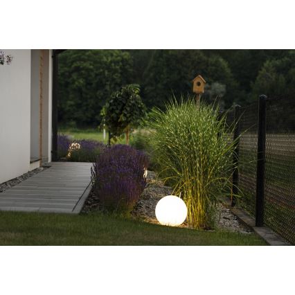 Candeeiro exterior STONO 1xE27/25W/230V diâmetro 30 cm IP65