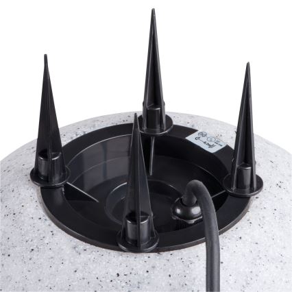 Candeeiro exterior STONO 1xE27/25W/230V diâmetro 30 cm IP65