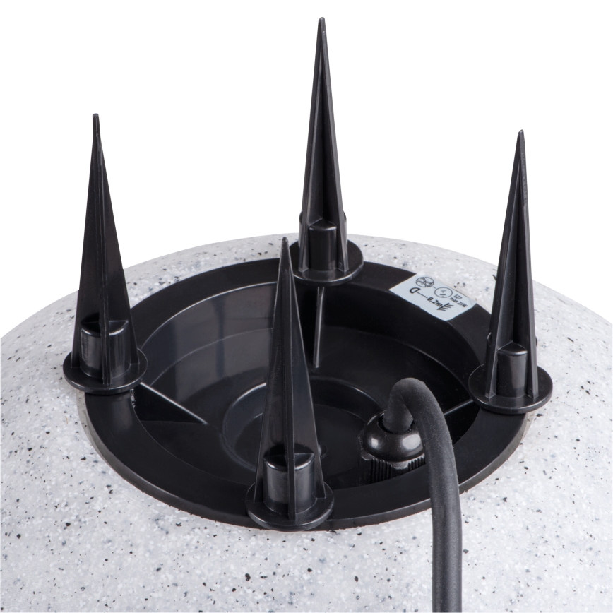 Candeeiro exterior STONO 1xE27/25W/230V diâmetro 30 cm IP65
