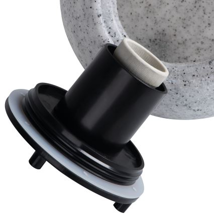 Candeeiro exterior STONO 1xE27/25W/230V diâmetro 30 cm IP65