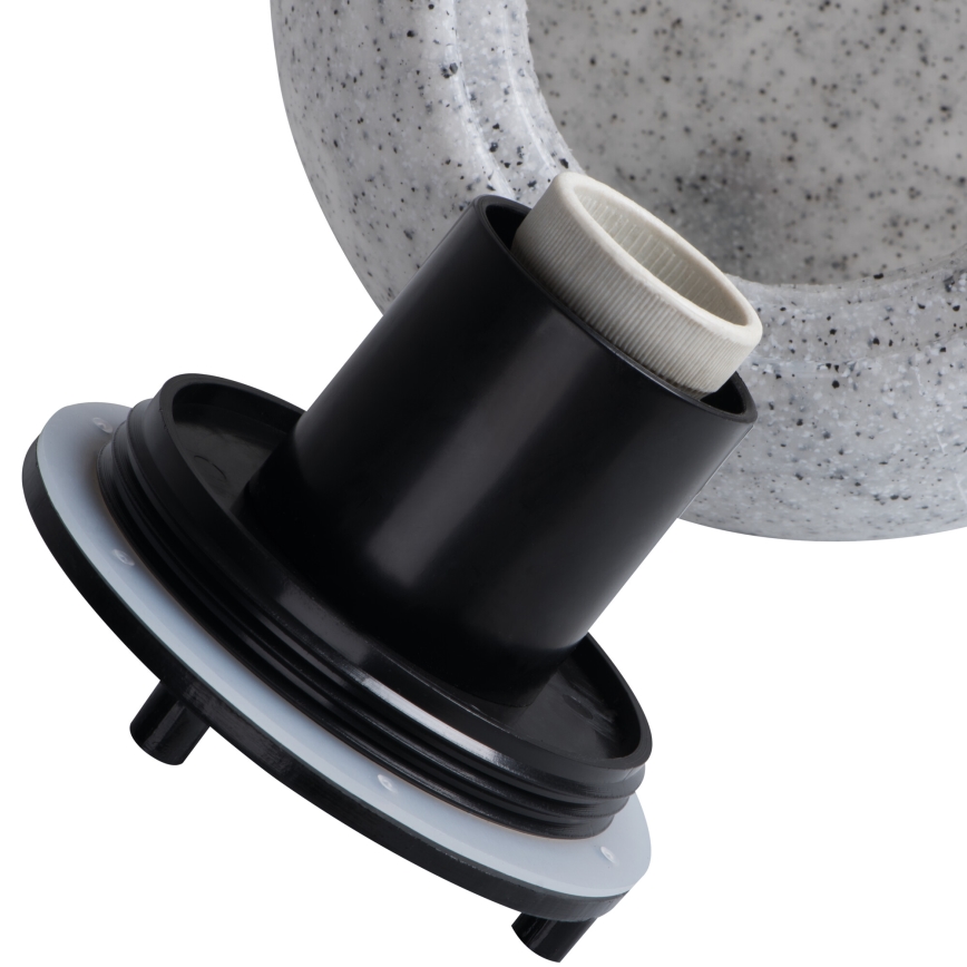 Candeeiro exterior STONO 1xE27/25W/230V diâmetro 30 cm IP65