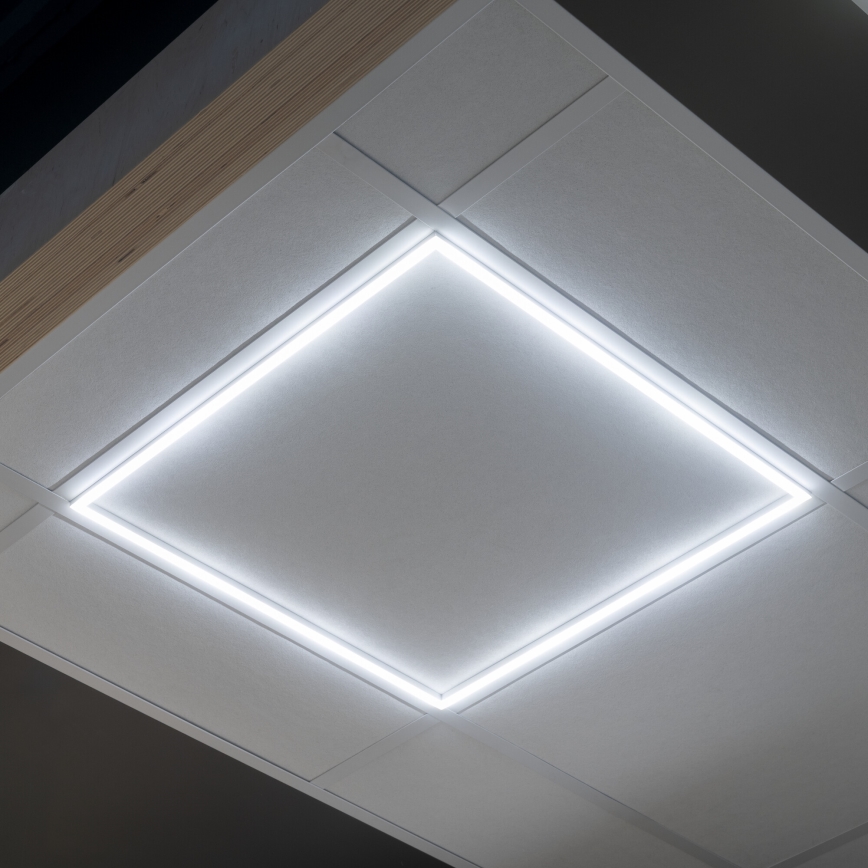 Armação LED embutida AVAR LED/32W/230V 3000/4000/6500K 59x59 cm