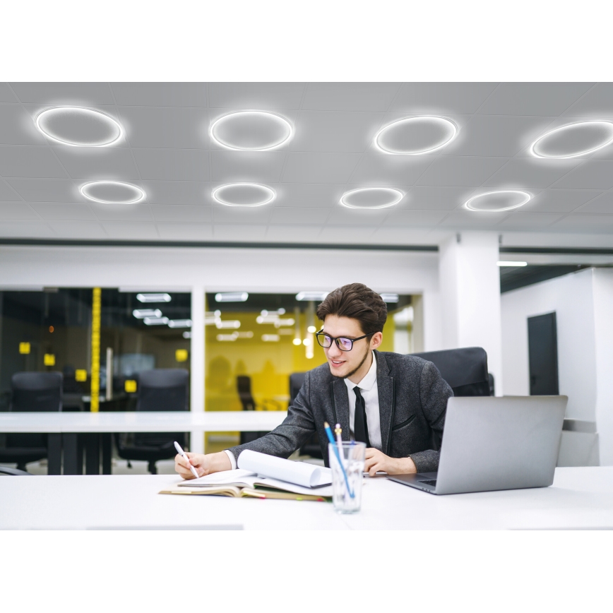 Armação LED embutida AVAR LED/40W/230V 4000K diâmetro 59 cm