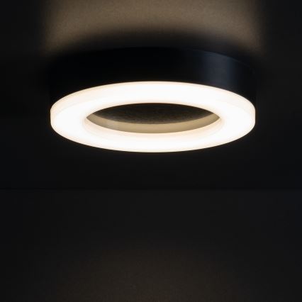 Iluminação de teto exterior LED TURA LED/24W/230V 4000K IP54 preto