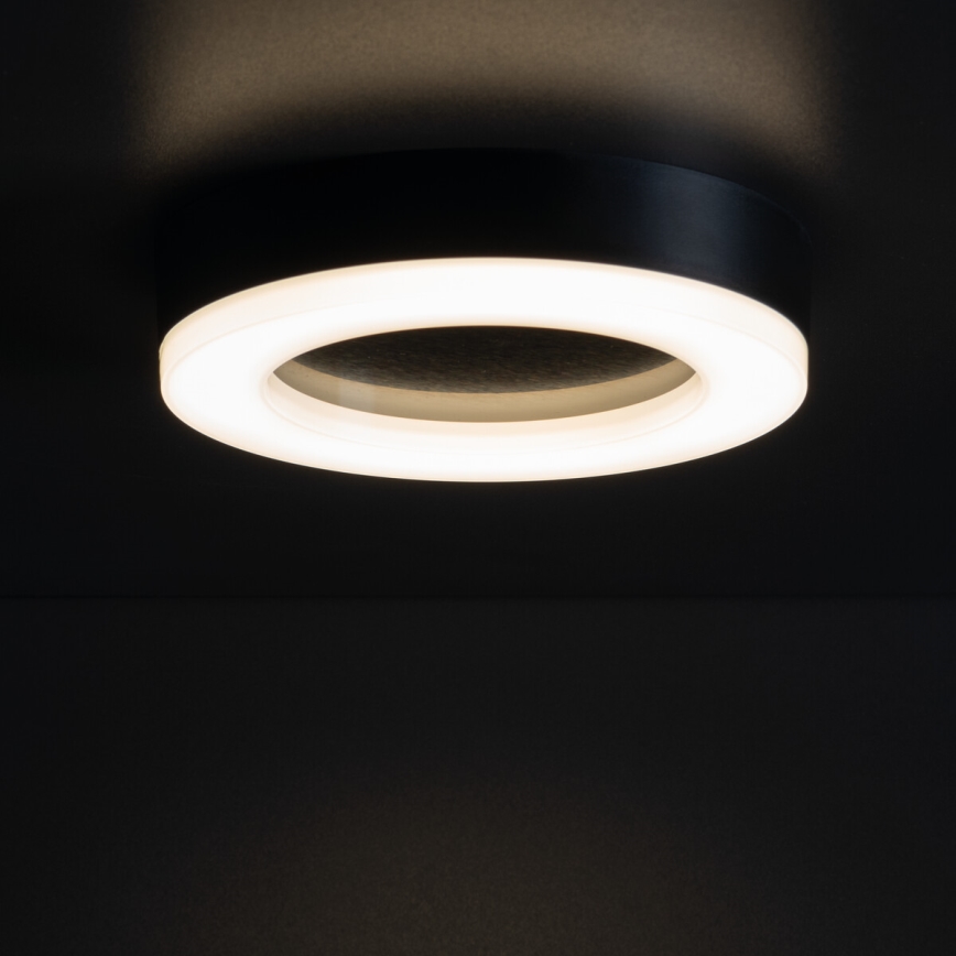 Iluminação de teto exterior LED TURA LED/24W/230V 4000K IP54 preto