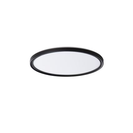 Iluminação de teto para casa de banho LED AZPO LED/11,8W/230V diâmetro 22,5 cm IP54 preto