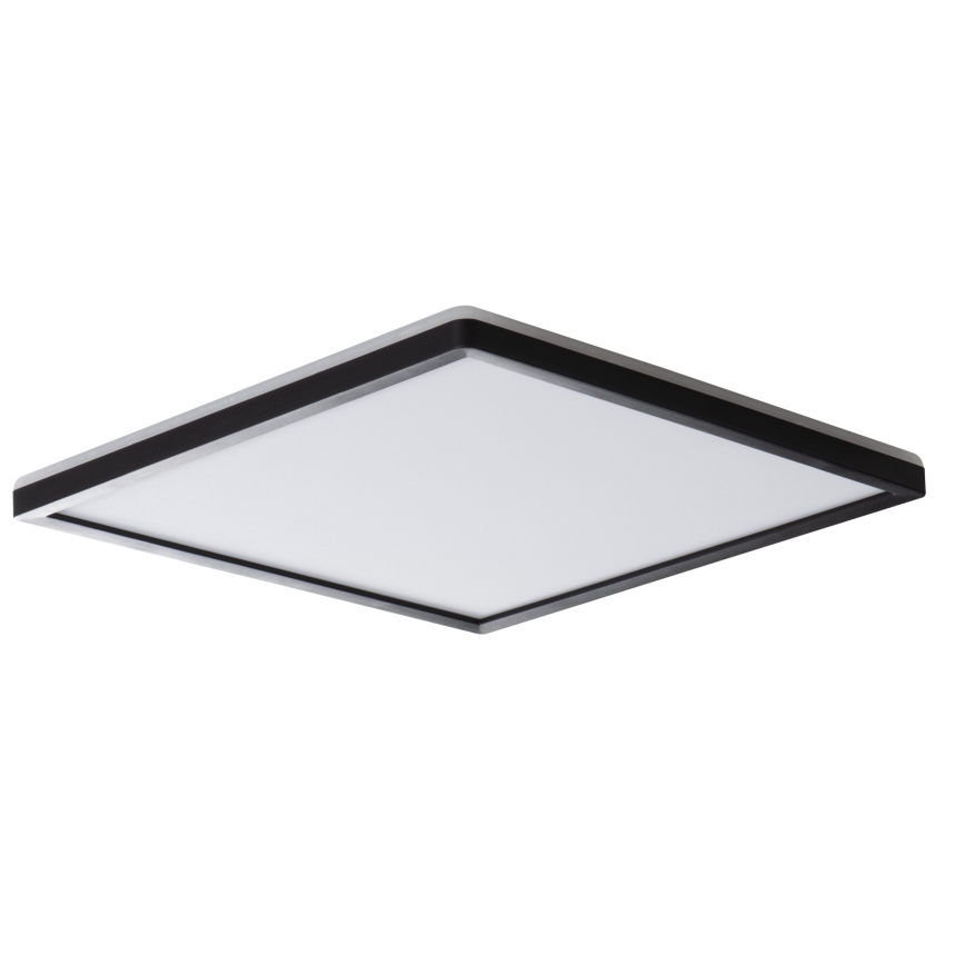 Iluminação de teto para casa de banho LED AZPO LED/22W/230V 42x42 cm IP54 preto